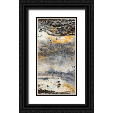 Granite II Black Ornate Wood Framed Art Print with Double Matting by Hambly, Anna