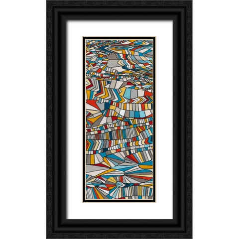 Primary Grain I Black Ornate Wood Framed Art Print with Double Matting by Galapon, Nikki