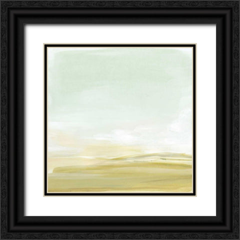 Intangible Horizon I Black Ornate Wood Framed Art Print with Double Matting by Vess, June Erica
