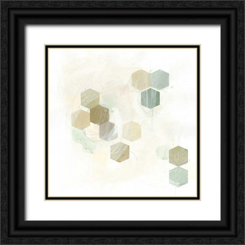 Honeycomb Reaction II Black Ornate Wood Framed Art Print with Double Matting by Vess, June Erica