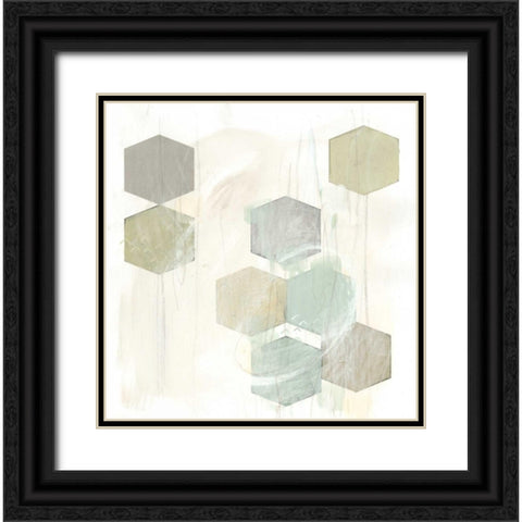 Honeycomb Reaction IV Black Ornate Wood Framed Art Print with Double Matting by Vess, June Erica