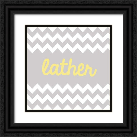 Lather Black Ornate Wood Framed Art Print with Double Matting by Hambly, Anna