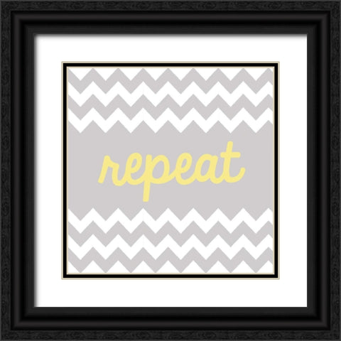 Repeat Black Ornate Wood Framed Art Print with Double Matting by Hambly, Anna