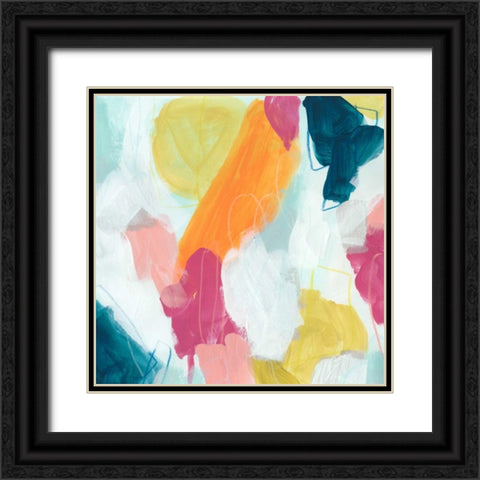 Synergetic IV Black Ornate Wood Framed Art Print with Double Matting by Vess, June Erica