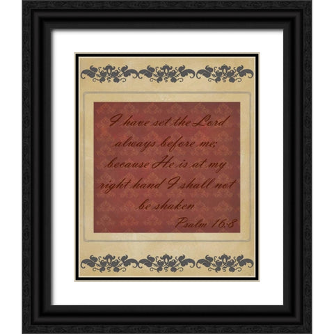 More Than Words IV Black Ornate Wood Framed Art Print with Double Matting by Studio W