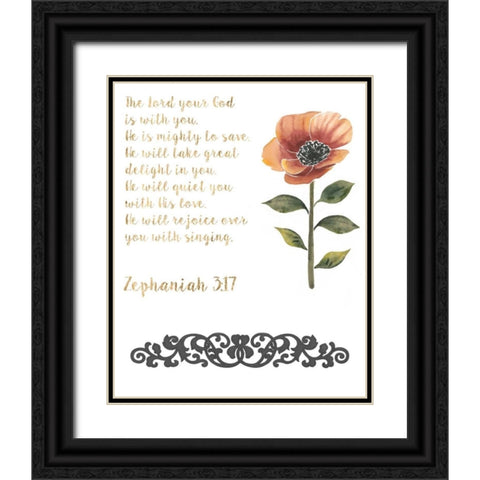 More Than Words X Black Ornate Wood Framed Art Print with Double Matting by Studio W
