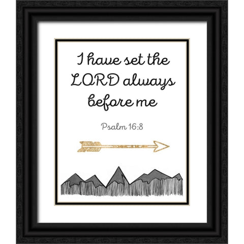 More Than Words XI Black Ornate Wood Framed Art Print with Double Matting by Studio W