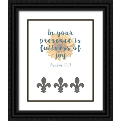 More Than Words XII Black Ornate Wood Framed Art Print with Double Matting by Studio W