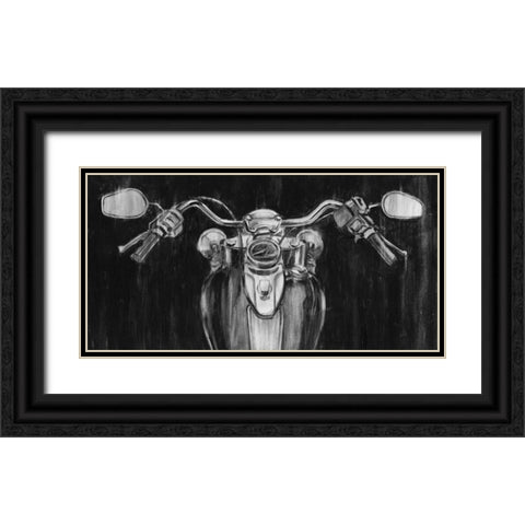 Looking Forward I Black Ornate Wood Framed Art Print with Double Matting by Harper, Ethan
