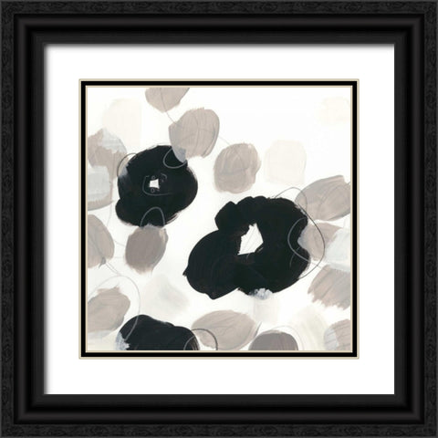 Kinetic Flora V Black Ornate Wood Framed Art Print with Double Matting by Vess, June Erica