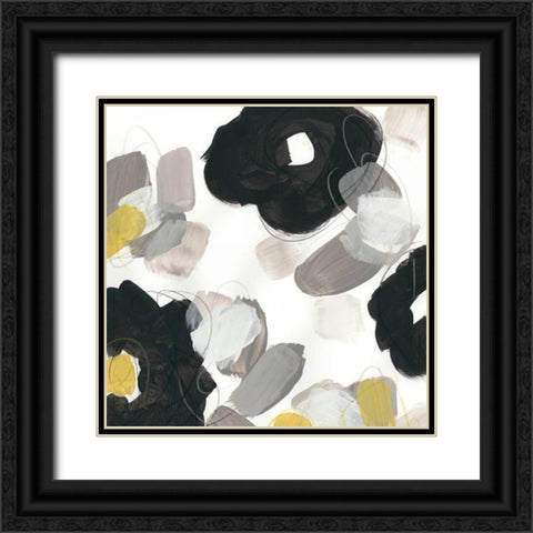 Kinetic Flora VI Black Ornate Wood Framed Art Print with Double Matting by Vess, June Erica