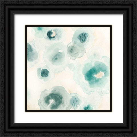 Aquatic Garden II Black Ornate Wood Framed Art Print with Double Matting by Vess, June Erica