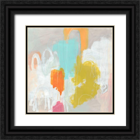 Samba I Black Ornate Wood Framed Art Print with Double Matting by Vess, June Erica