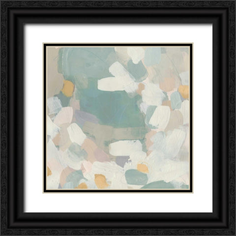 Sage Currents II Black Ornate Wood Framed Art Print with Double Matting by Vess, June Erica