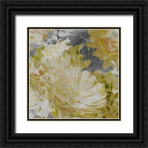Mums in Sun II Black Ornate Wood Framed Art Print with Double Matting by Burghardt, James