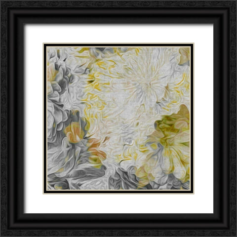 Mums in Sun IV Black Ornate Wood Framed Art Print with Double Matting by Burghardt, James