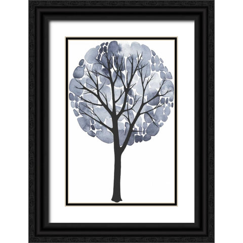 Midnight Elm II Black Ornate Wood Framed Art Print with Double Matting by Popp, Grace