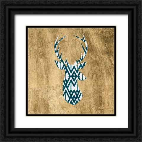 Deco Bust I Black Ornate Wood Framed Art Print with Double Matting by Studio W