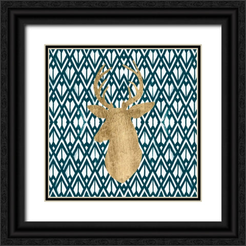 Deco Bust II Black Ornate Wood Framed Art Print with Double Matting by Studio W