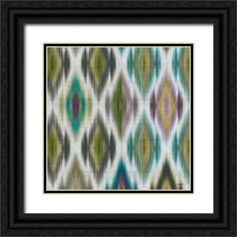 Marrakech Blue I Black Ornate Wood Framed Art Print with Double Matting by Butler, John