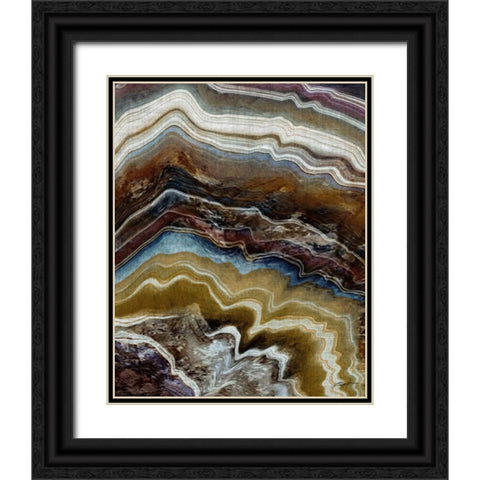 Mineral Spirit III Black Ornate Wood Framed Art Print with Double Matting by Butler, John