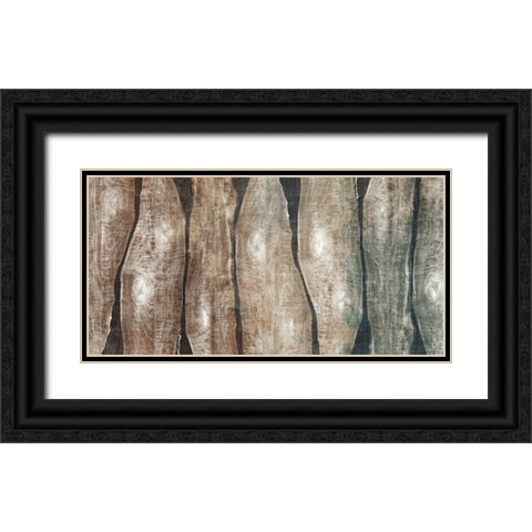 Live Edge I Black Ornate Wood Framed Art Print with Double Matting by Butler, John