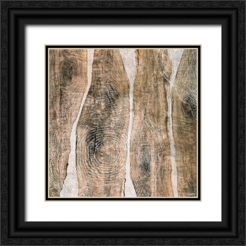 Live Edge III Black Ornate Wood Framed Art Print with Double Matting by Butler, John