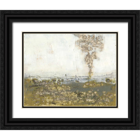 Rustic Tundra I Black Ornate Wood Framed Art Print with Double Matting by Goldberger, Jennifer