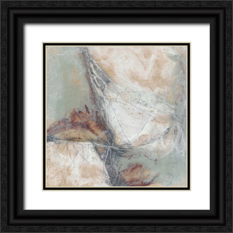 Tension and Connection I Black Ornate Wood Framed Art Print with Double Matting by Goldberger, Jennifer