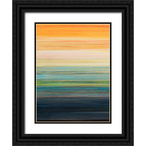 The Magic Hour I Black Ornate Wood Framed Art Print with Double Matting by Fuchs, Jodi