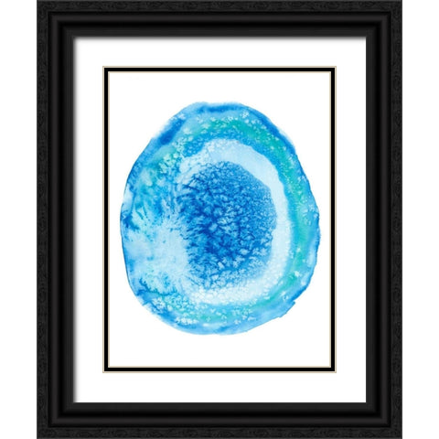 Radiant Geode IV Black Ornate Wood Framed Art Print with Double Matting by McCavitt, Naomi