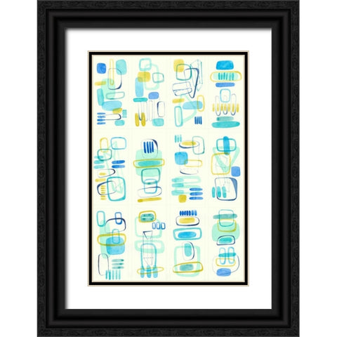 Mid Century Exploration II Black Ornate Wood Framed Art Print with Double Matting by Galapon, Nikki