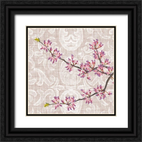 Flower Study Collection F Black Ornate Wood Framed Art Print with Double Matting by Miller, Dianne