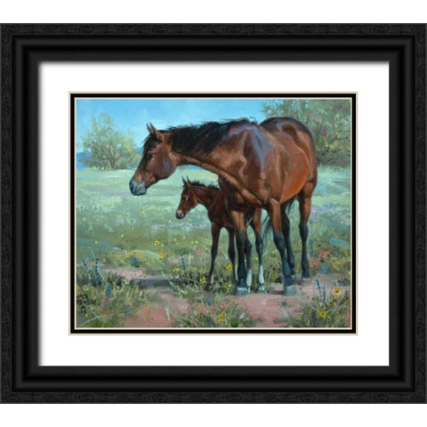 Watchful Eye Black Ornate Wood Framed Art Print with Double Matting by Sorenson, Jack