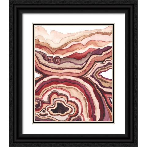 Quartz Lore III Black Ornate Wood Framed Art Print with Double Matting by Popp, Grace