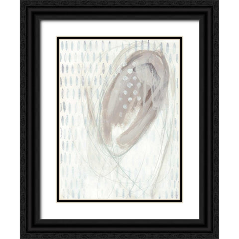 Pattern Logic VII Black Ornate Wood Framed Art Print with Double Matting by Vess, June Erica