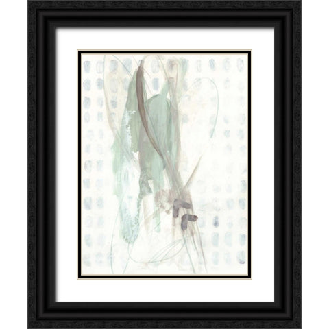 Pattern Logic VIII Black Ornate Wood Framed Art Print with Double Matting by Vess, June Erica