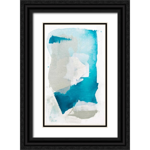 Seaglass VI Black Ornate Wood Framed Art Print with Double Matting by Contacessi, Julia