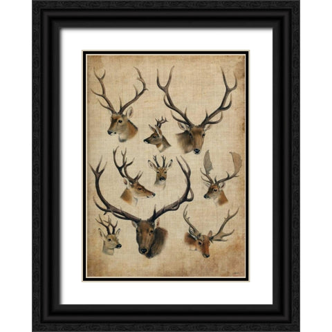 American Trophy II Black Ornate Wood Framed Art Print with Double Matting by Butler, John