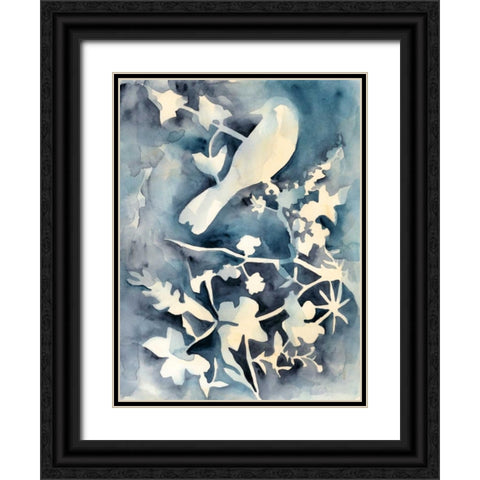 Hedgerow II Black Ornate Wood Framed Art Print with Double Matting by Zarris, Chariklia