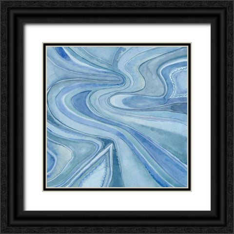 Pastel Agate I Black Ornate Wood Framed Art Print with Double Matting by Meagher, Megan