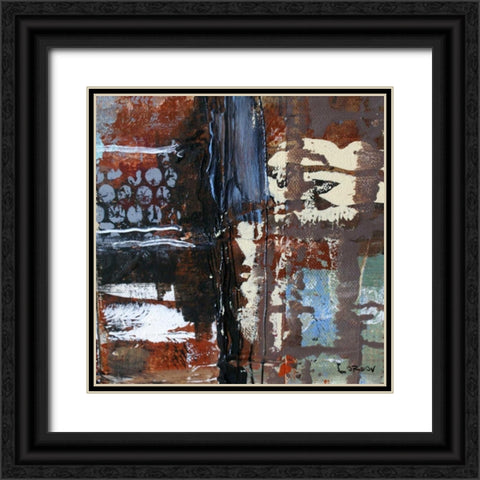 Urban Space II Black Ornate Wood Framed Art Print with Double Matting by Orlov, Irena