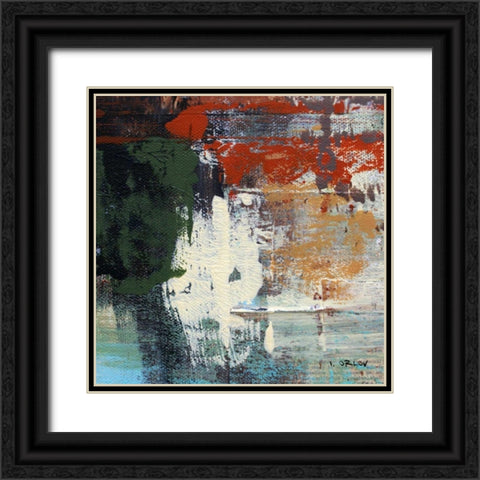 Urban Space IV Black Ornate Wood Framed Art Print with Double Matting by Orlov, Irena