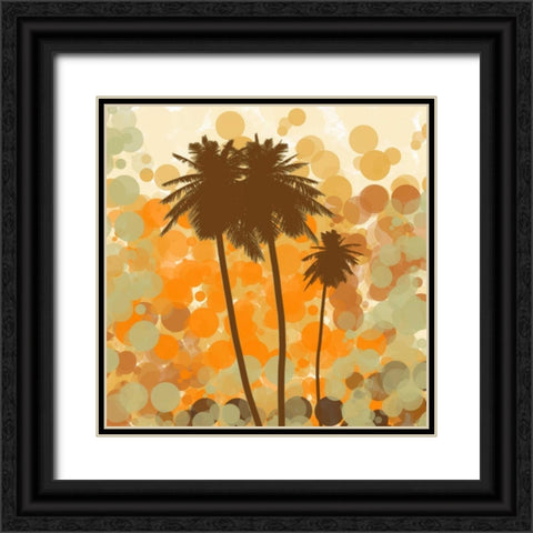 Sunshine Garden I Black Ornate Wood Framed Art Print with Double Matting by Orlov, Irena