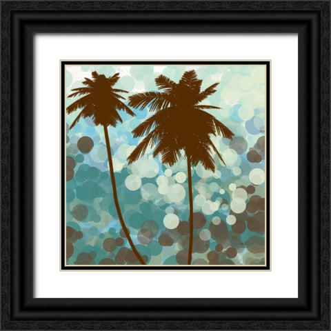 Sunshine Garden IV Black Ornate Wood Framed Art Print with Double Matting by Orlov, Irena