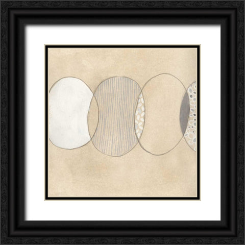 Cellular Division I Black Ornate Wood Framed Art Print with Double Matting by Vess, June Erica