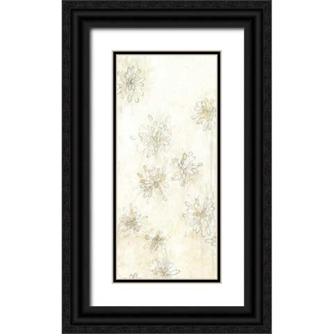 Dahlia Cascade II Black Ornate Wood Framed Art Print with Double Matting by Vess, June Erica