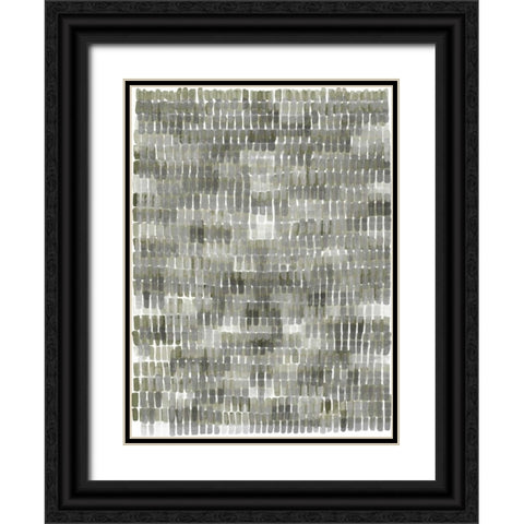 Woven Reeds I Black Ornate Wood Framed Art Print with Double Matting by McCavitt, Naomi