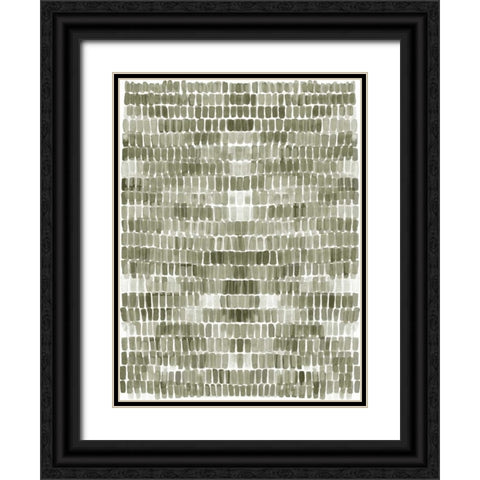 Woven Reeds II Black Ornate Wood Framed Art Print with Double Matting by McCavitt, Naomi