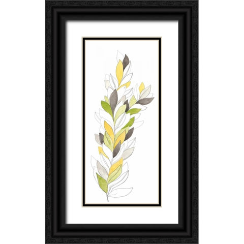 Petiole I Black Ornate Wood Framed Art Print with Double Matting by Vess, June Erica